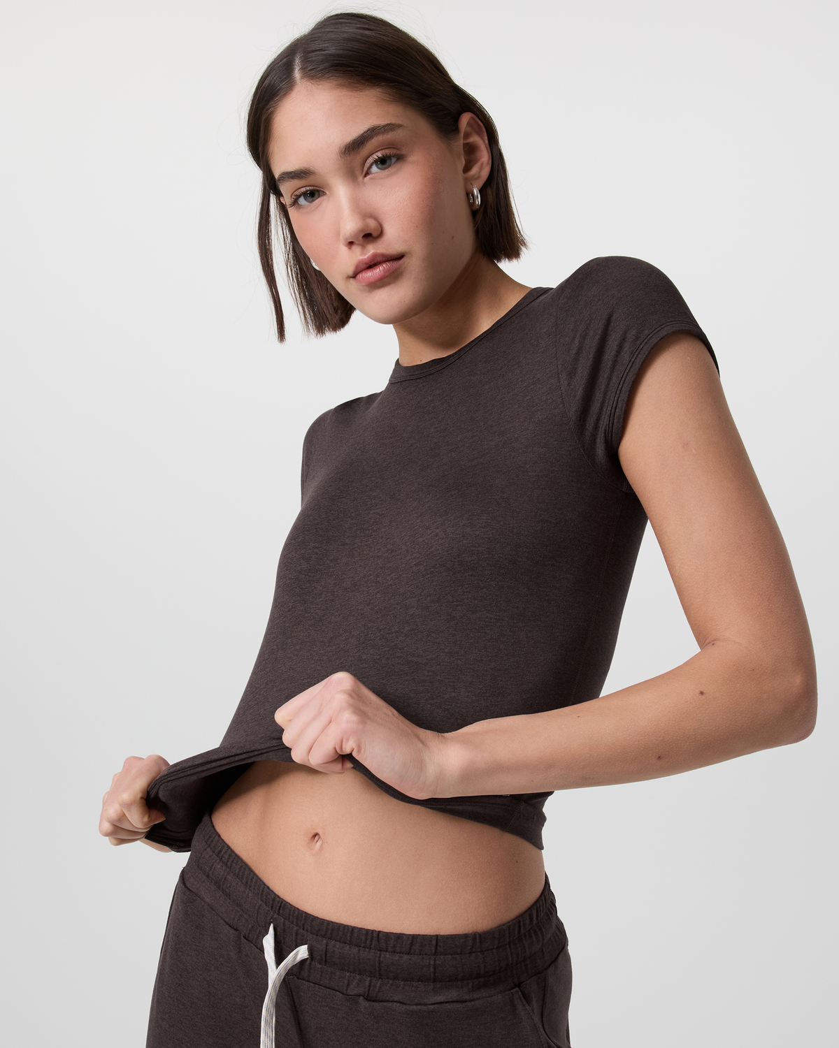 Halo Baby Tee | Pale Grey Heather Tonal
