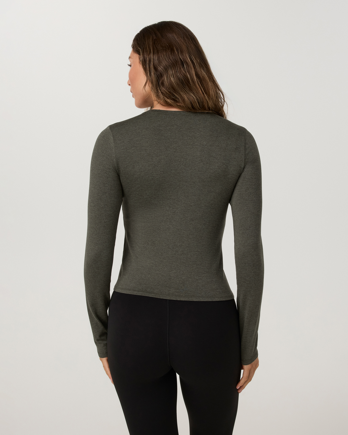 Long Sleeve Halo Essential Scoop | Army Heather