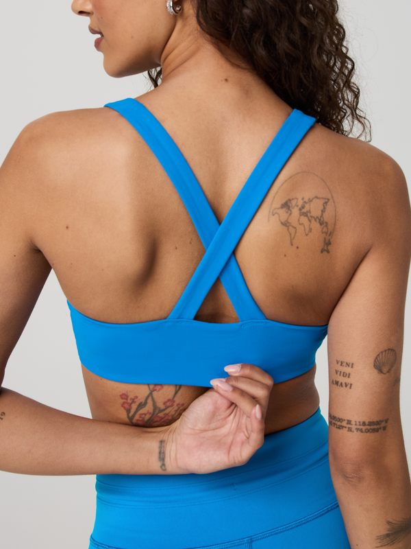 Daily Piped Bra | Regatta Blue