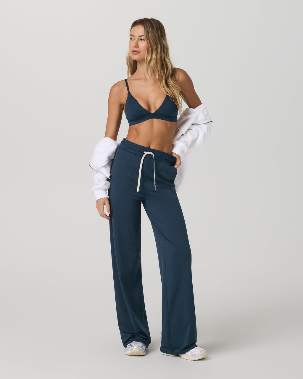 Halo Triangle Bra | Blue Coast Heather