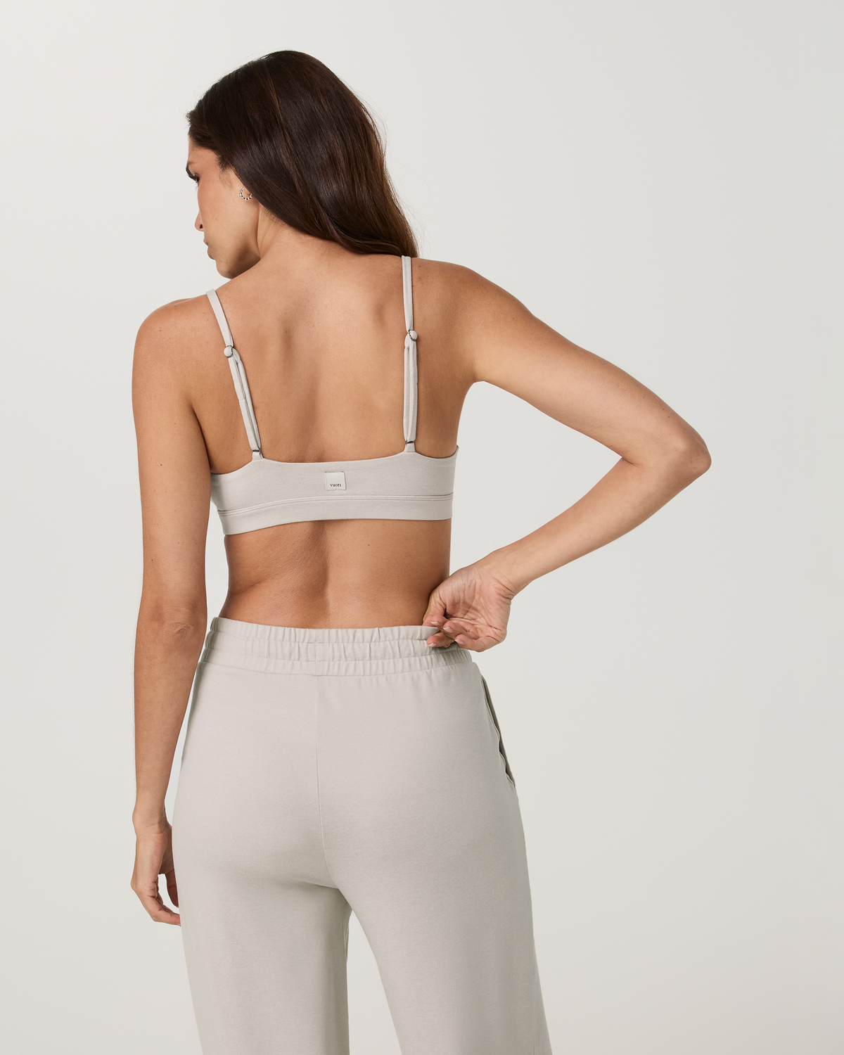 Halo Triangle Bra | White