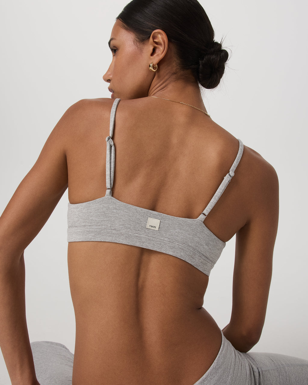 Halo Triangle Bra | Solid Black