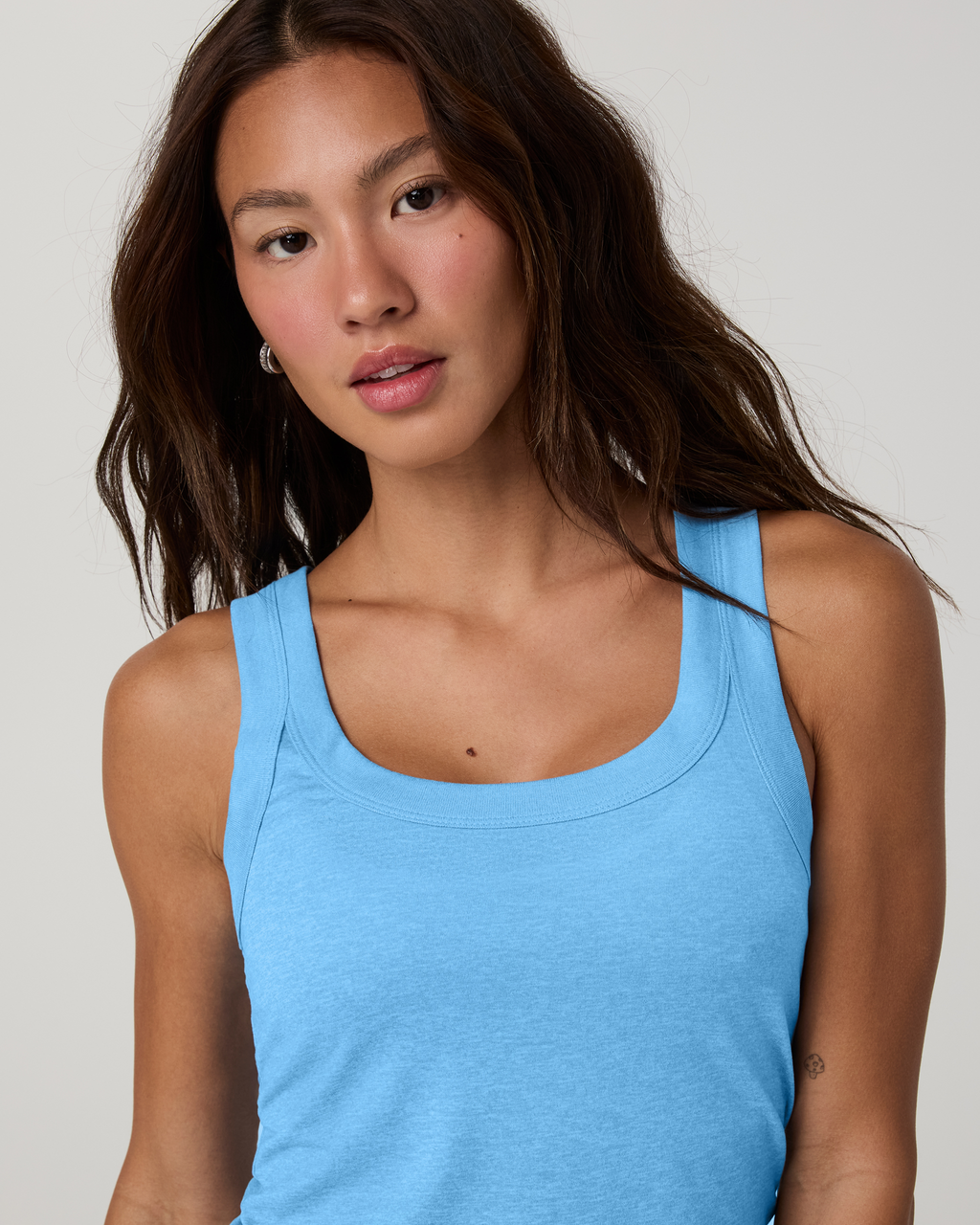 Energy Racerback Tank | Blue Coast Heather