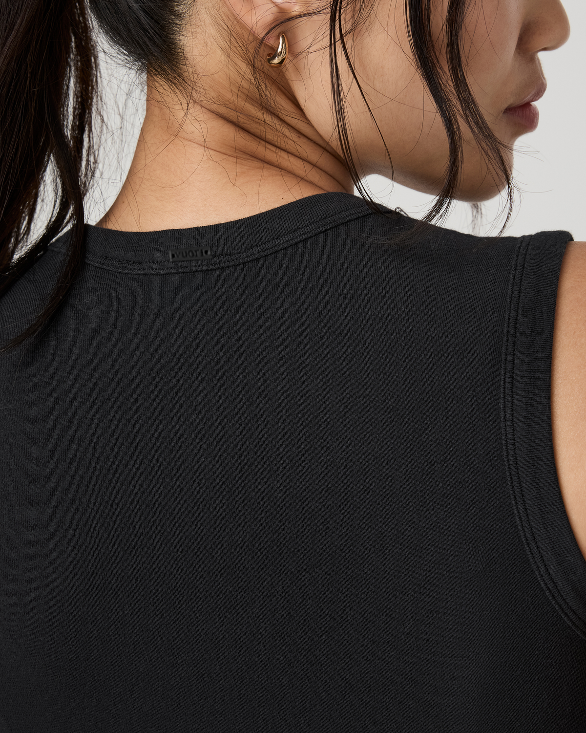 Everyday Cotton Stretch Tank | White