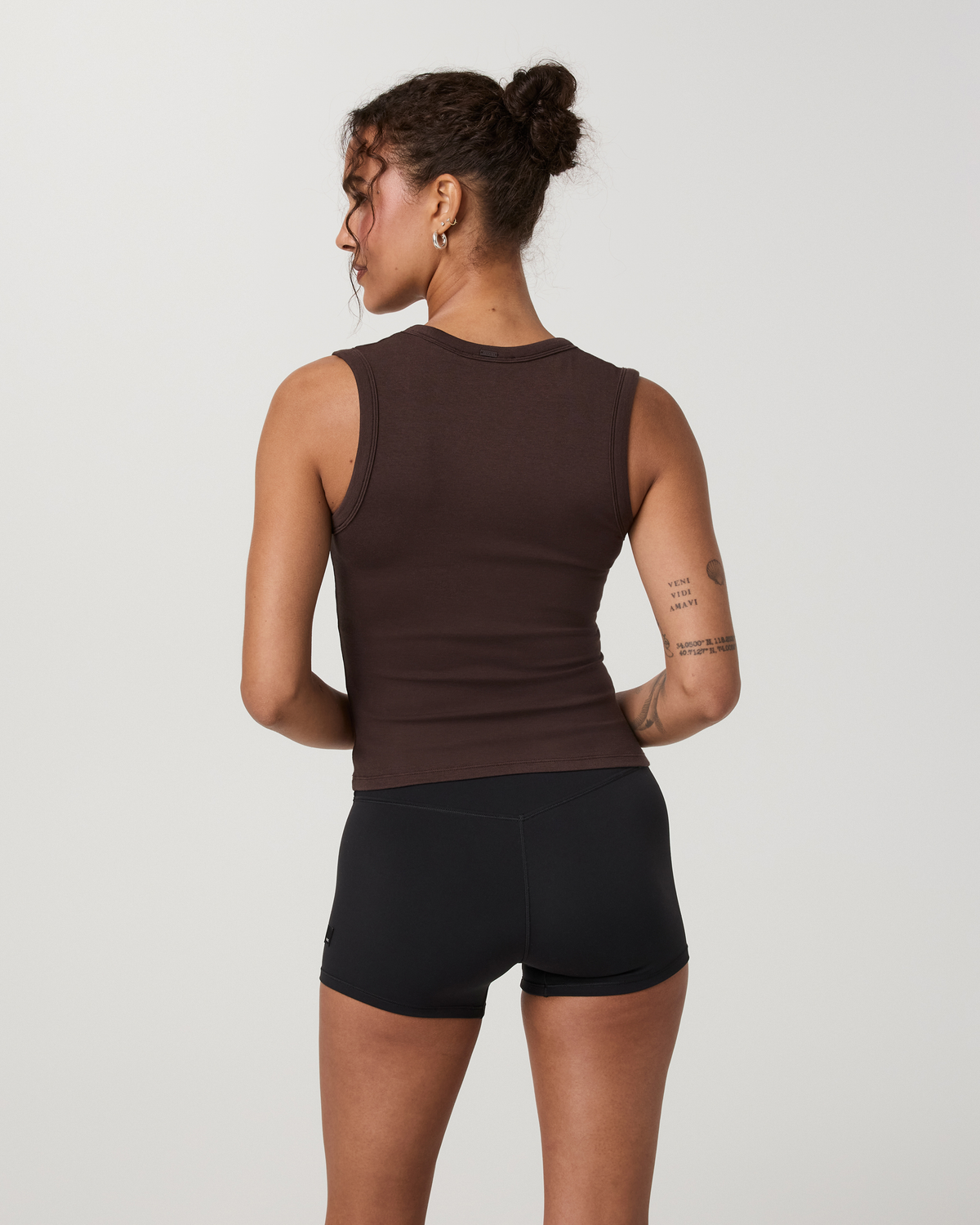 Everyday Cotton Stretch Tank | Ink