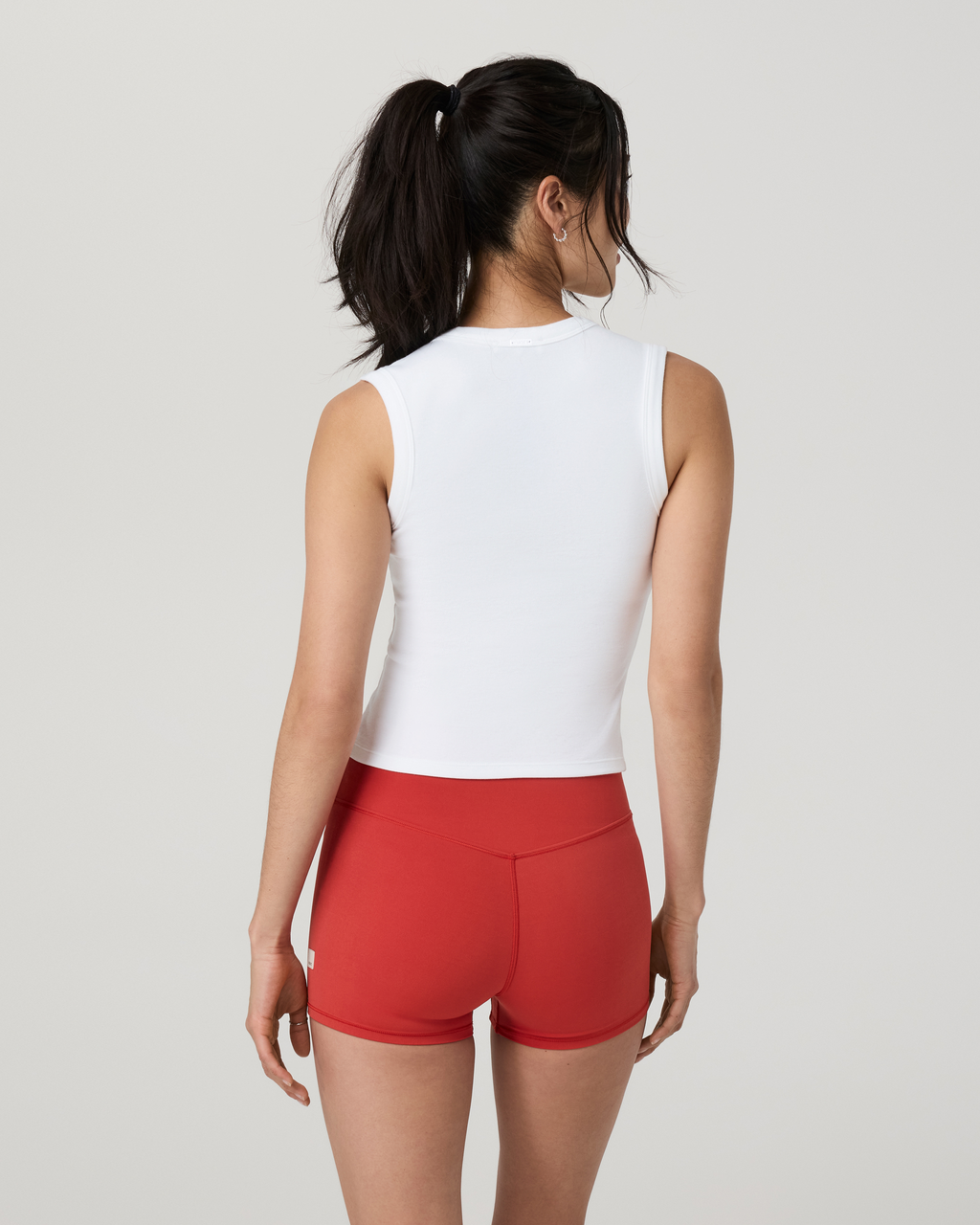 Everyday Cotton Stretch Tank | Black