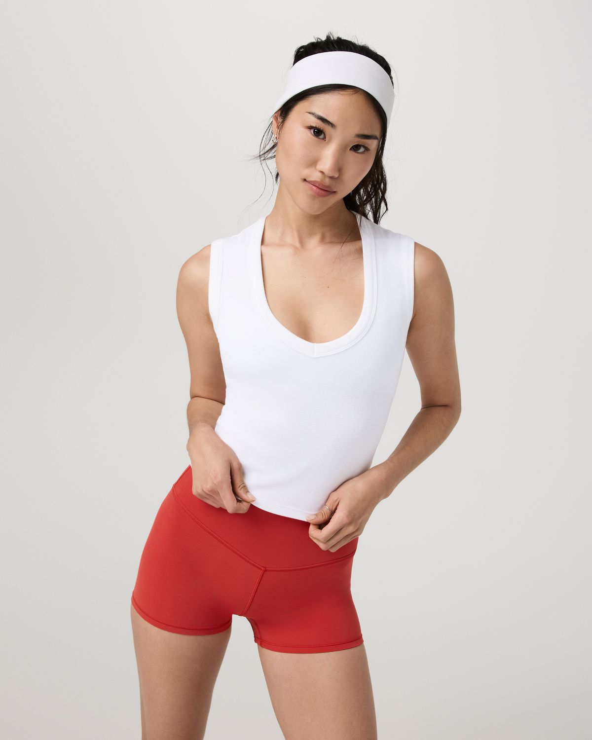 Everyday Cotton Stretch Tank | Black