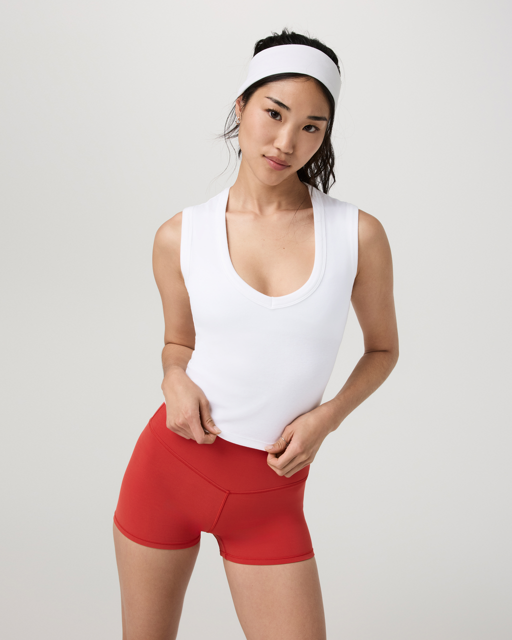 Everyday Cotton Stretch Tank | Ink