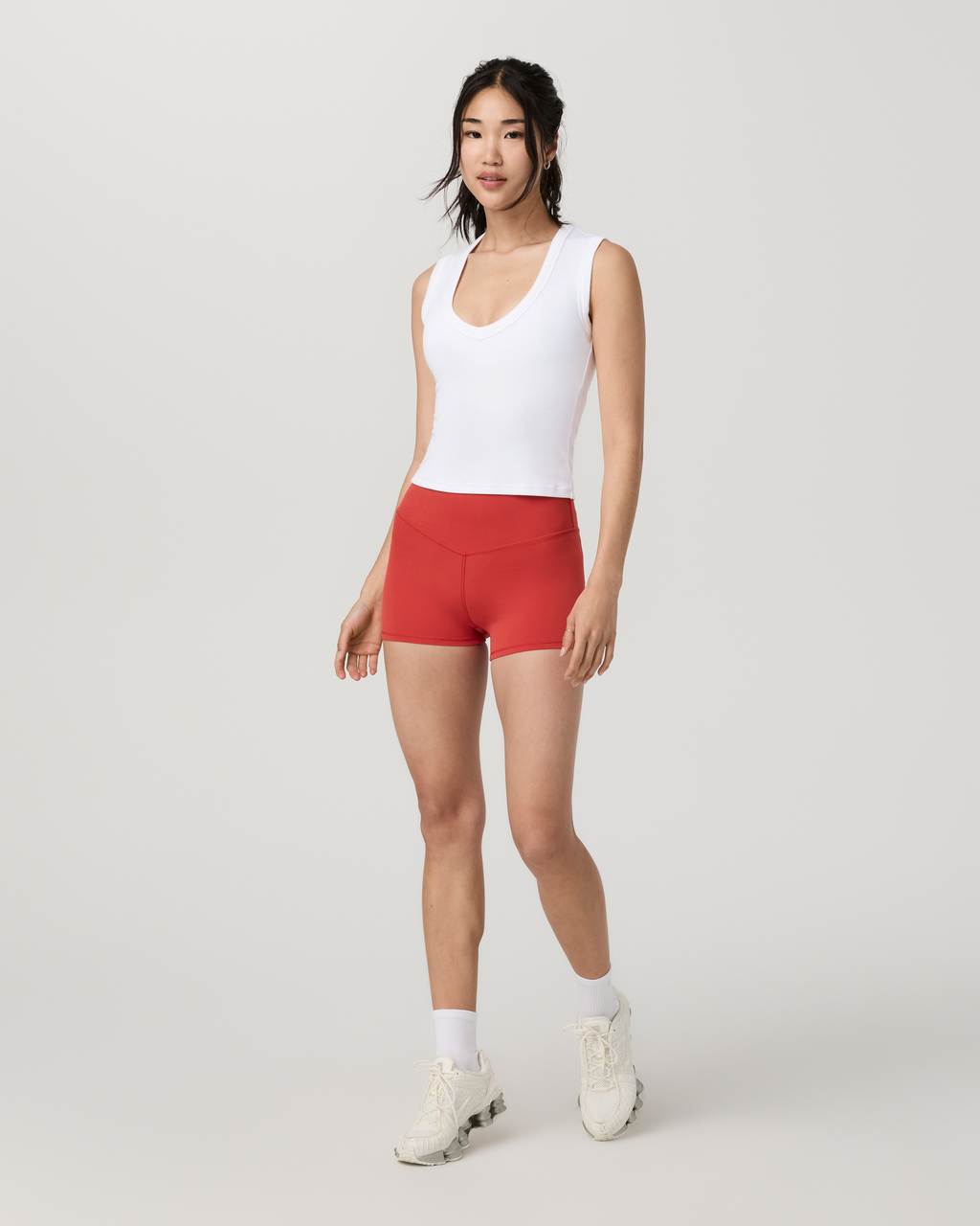 Everyday Cotton Stretch Tank | Ink