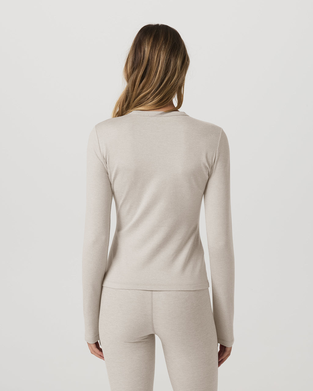 Long Sleeve Halo Essential Crew Tee | Celestial Heather