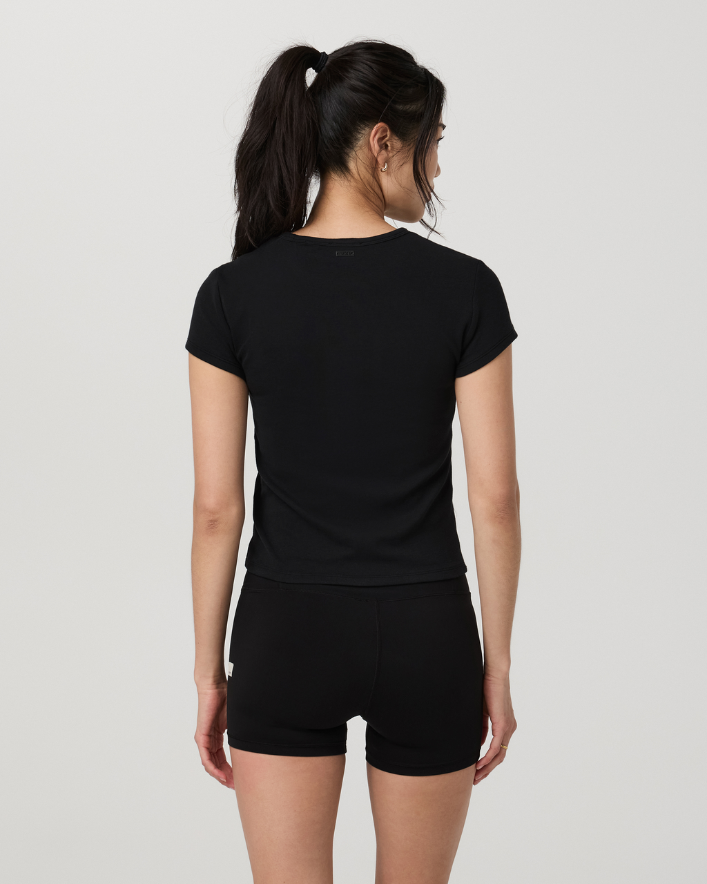Everyday Cotton Stretch Relaxed Tee | White