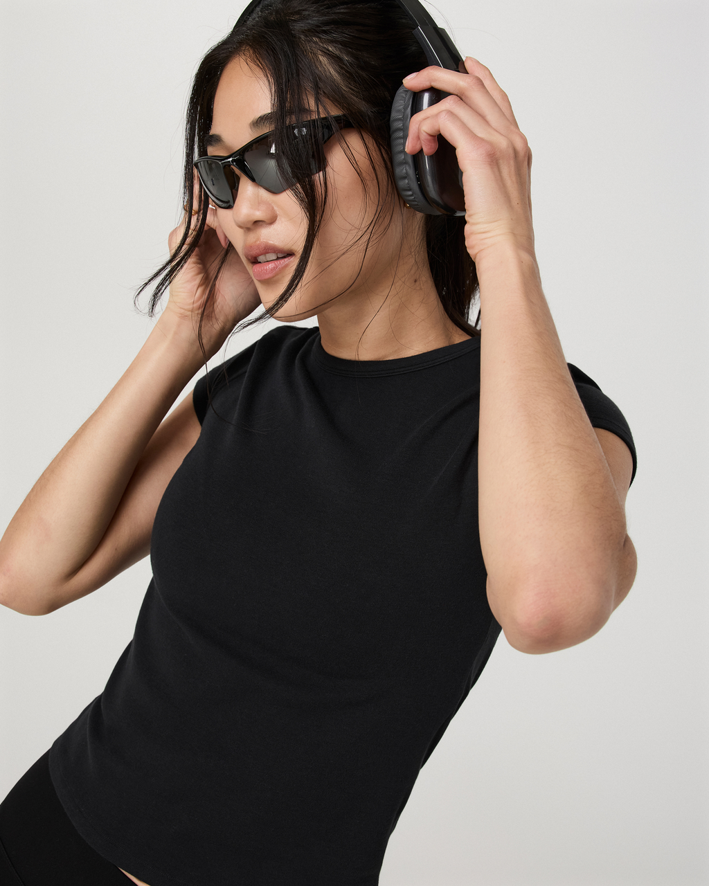 Everyday Cotton Stretch Relaxed Tee | French Roast
