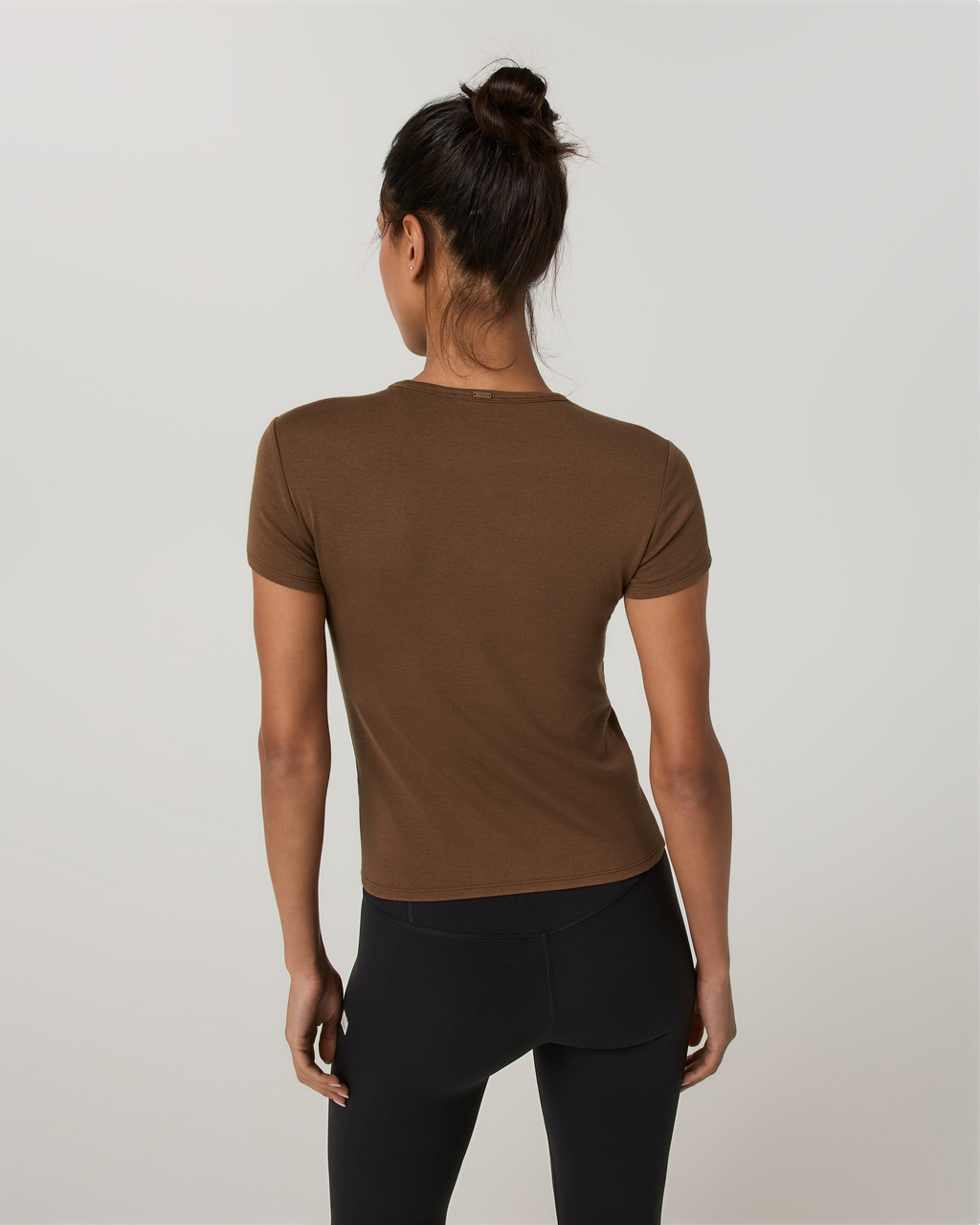 Everyday Cotton Stretch Relaxed Tee | Black