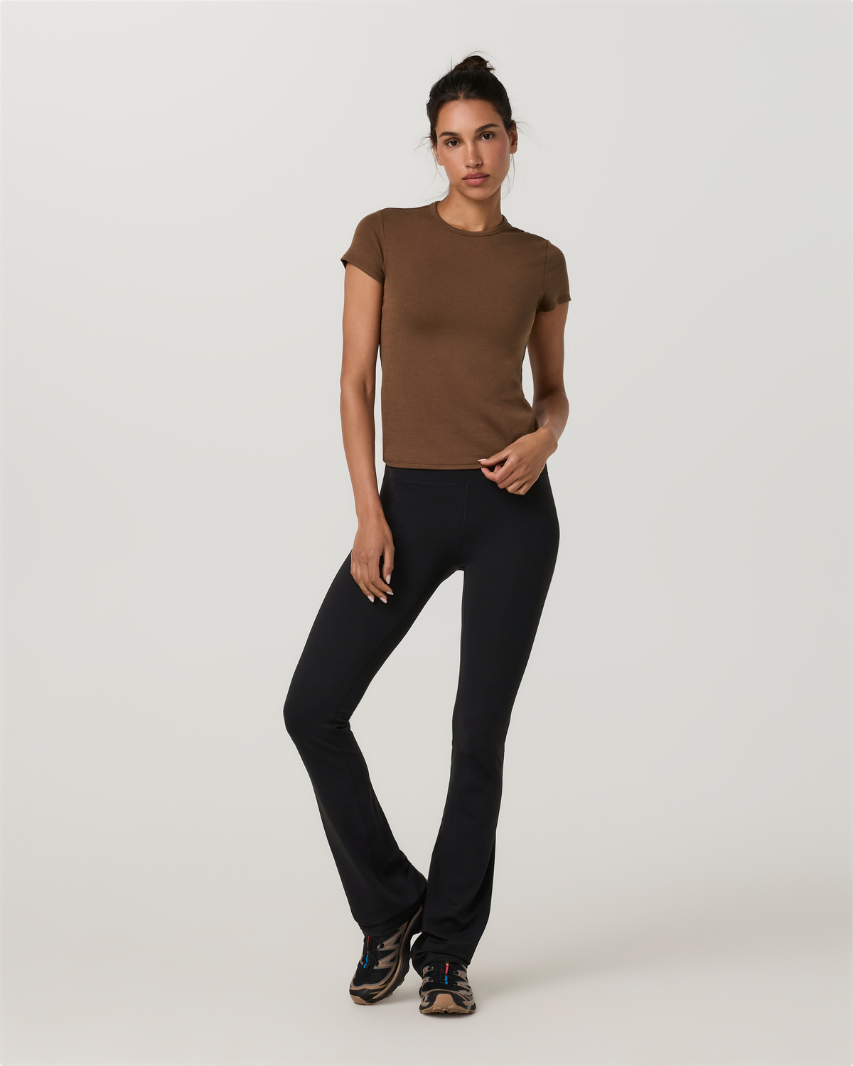 Everyday Cotton Stretch Fitted Tee | Black