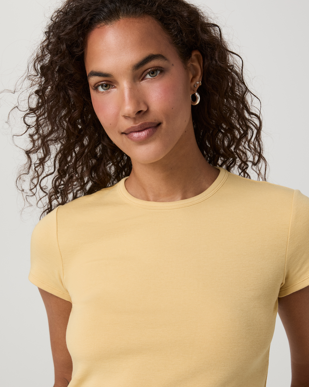 Everyday Cotton Stretch Fitted Tee | Butter