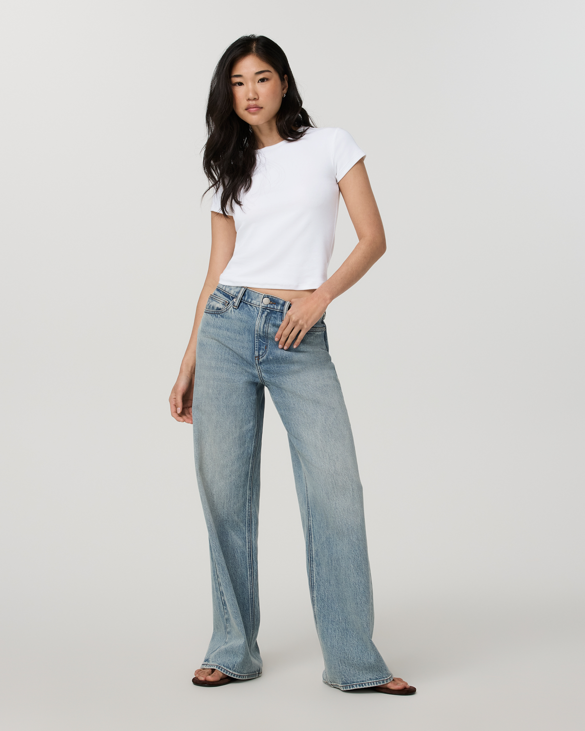 Everyday Cotton Stretch Relaxed Tee | Black