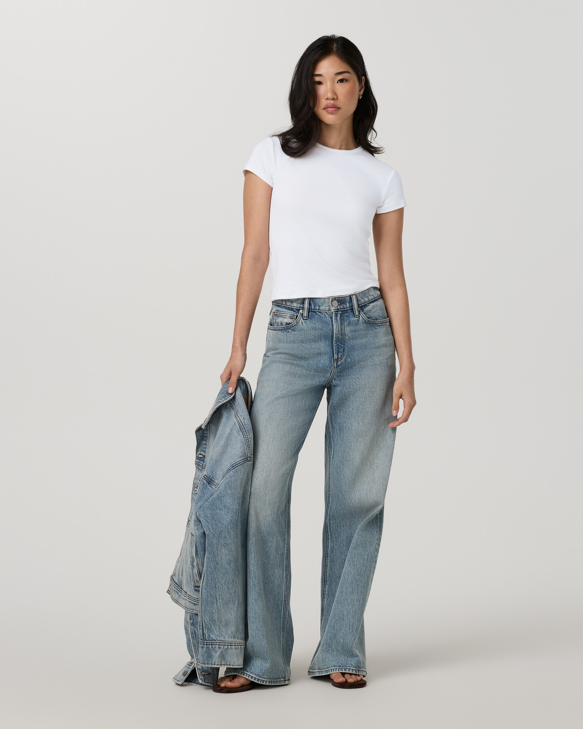 Everyday Cotton Stretch Fitted Tee | Atmosphere