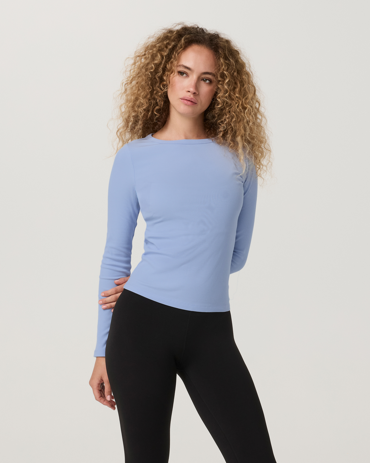 Long Sleeve Pose Subtle Scoop | Celestial
