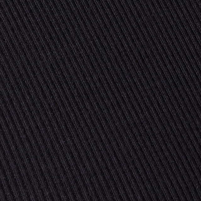 Long Sleeve Pose Subtle Scoop | Solid Black