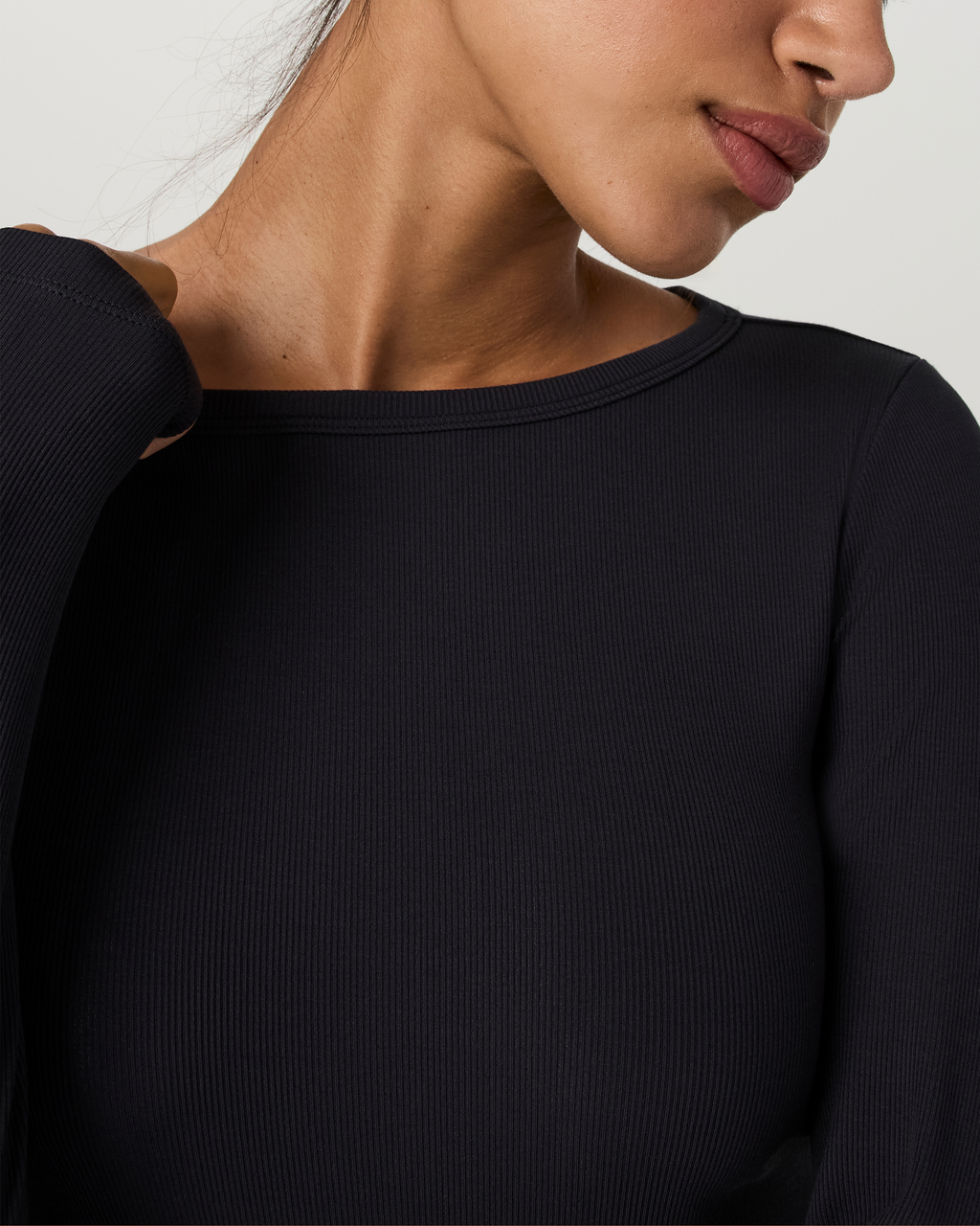 Long Sleeve Pose Subtle Scoop | Celestial