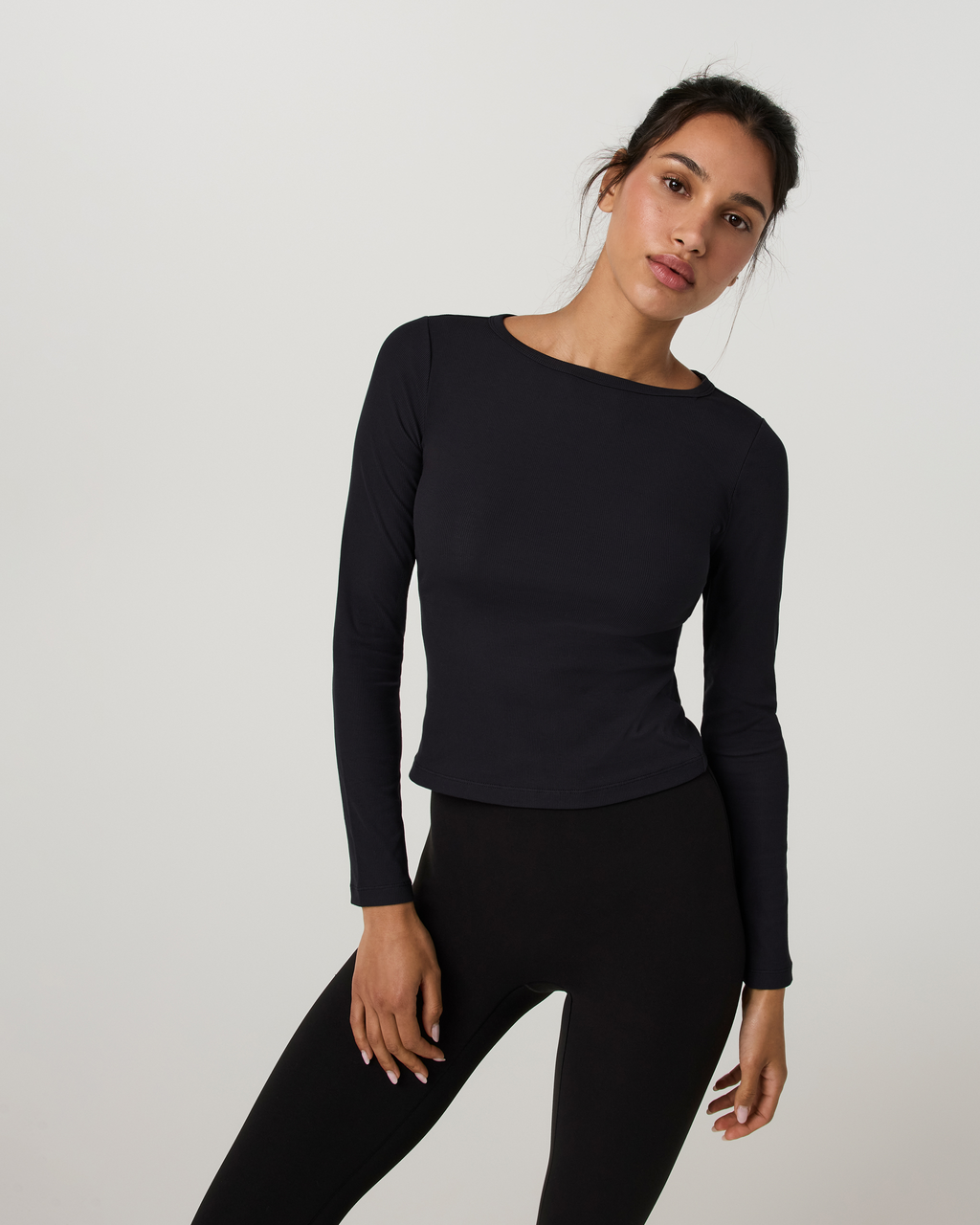 Long Sleeve Pose Subtle Scoop | Celestial