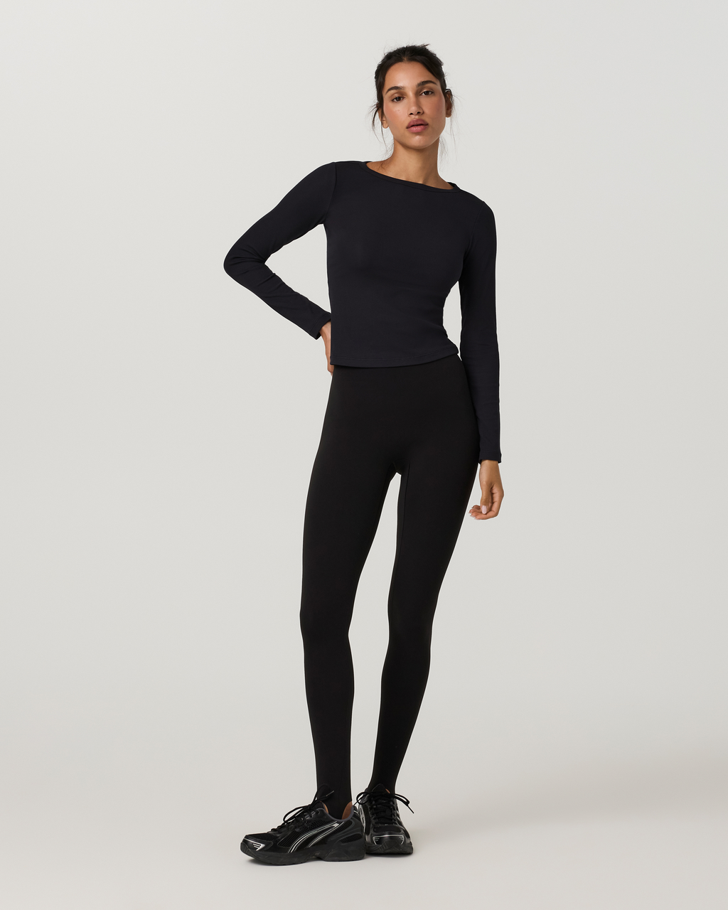 Long Sleeve Pose Subtle Scoop | Celestial