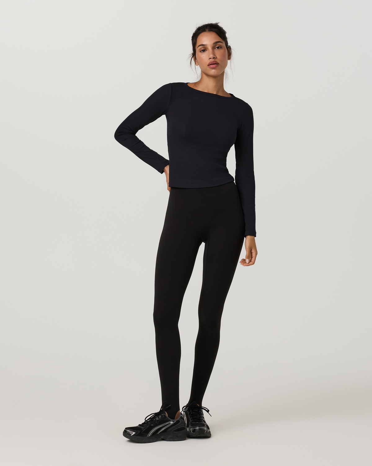 Long Sleeve Pose Subtle Scoop | Celestial