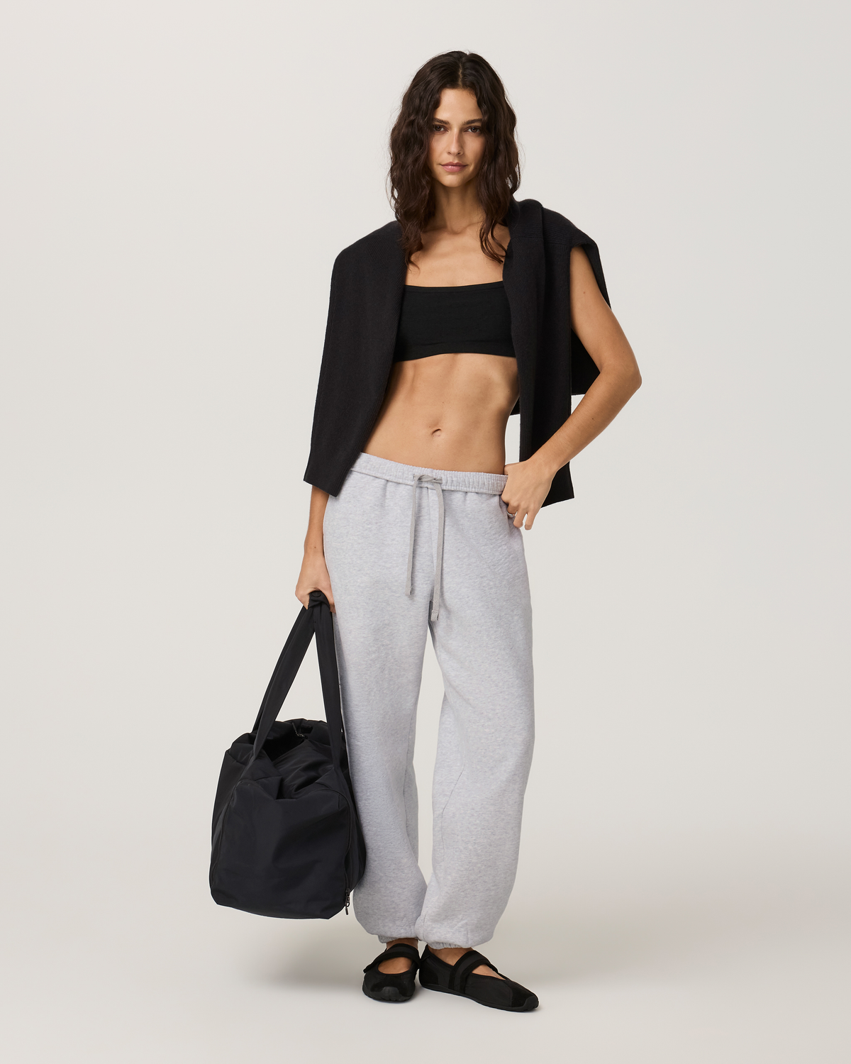 Elevation Square Neck Bra | Celestial Heather
