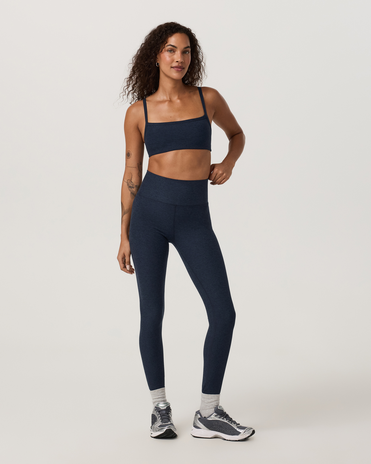 Elevation Square Neck Bra | Celestial Heather