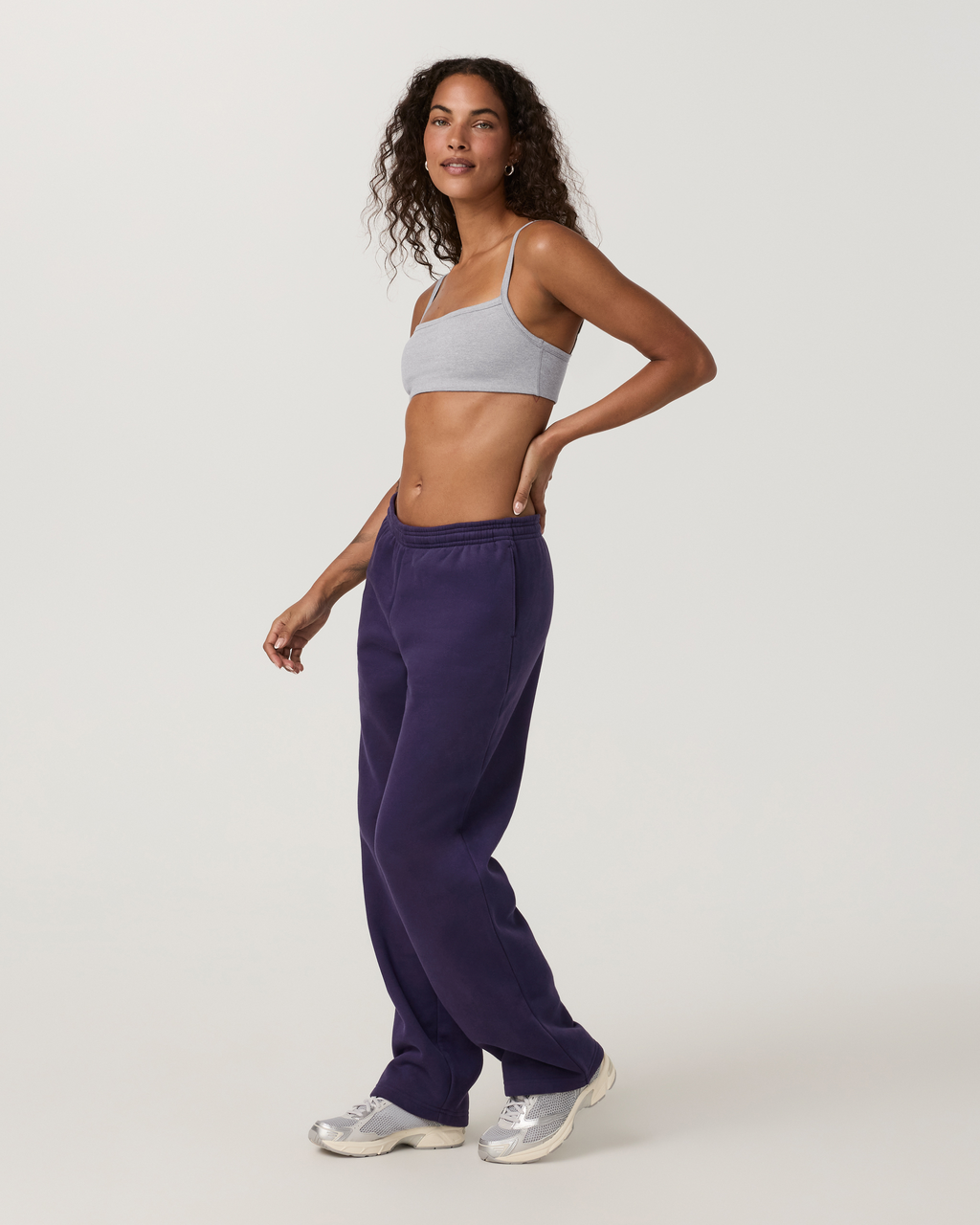 Elevation Square Neck Bra | Celestial Heather