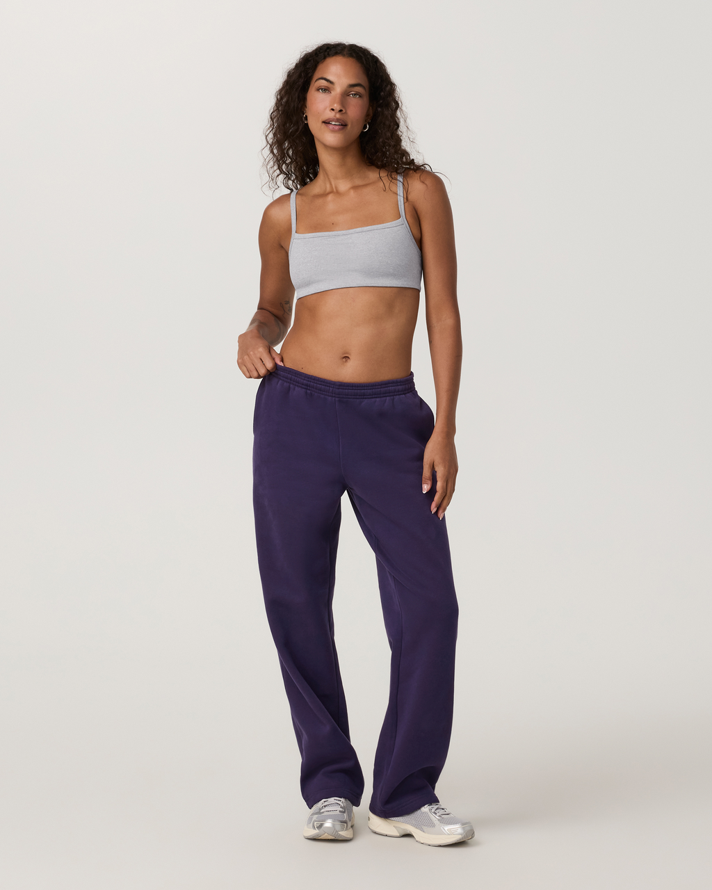 Elevation Square Neck Bra | Celestial Heather