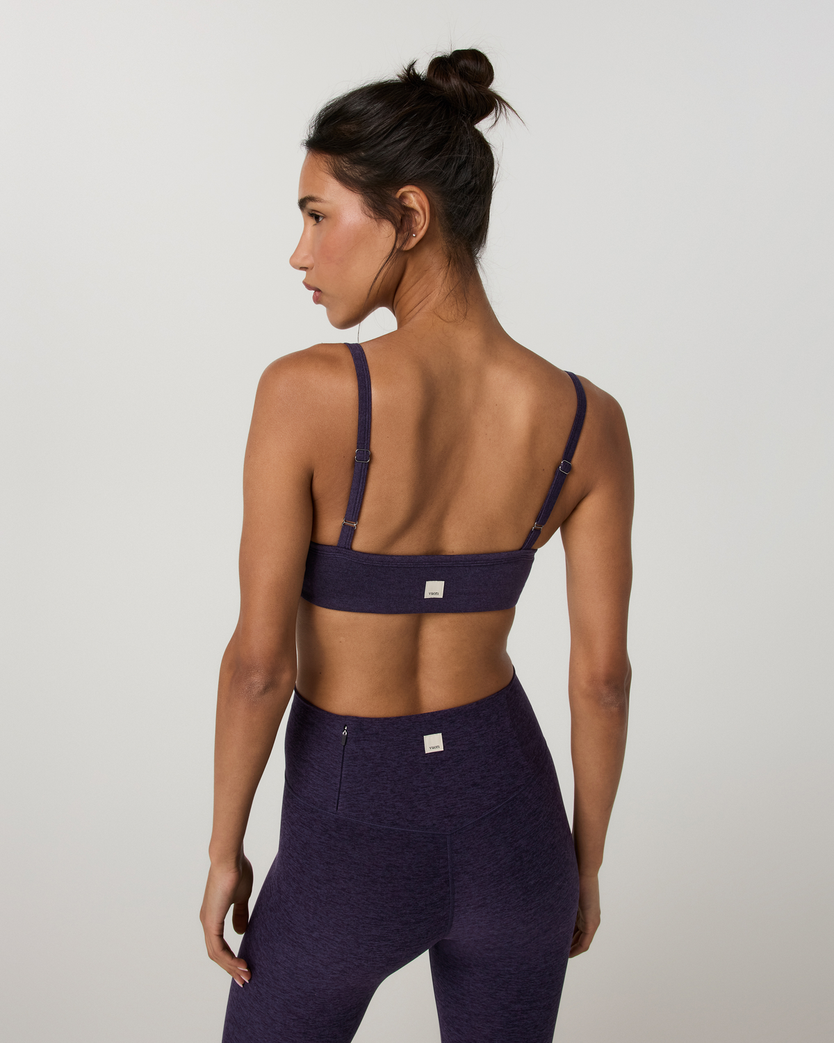 Elevation Square Neck Bra | Velvet Violet Heather
