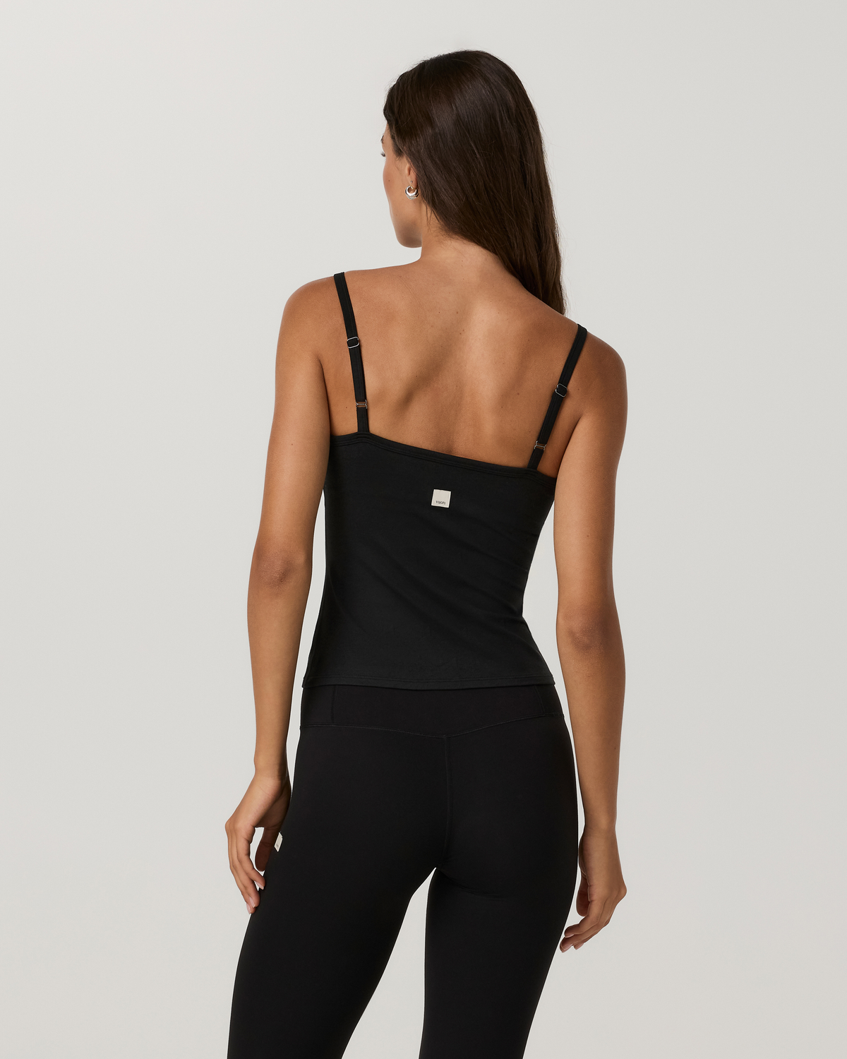 Elevation Square Neck Cami | Light Heather Grey