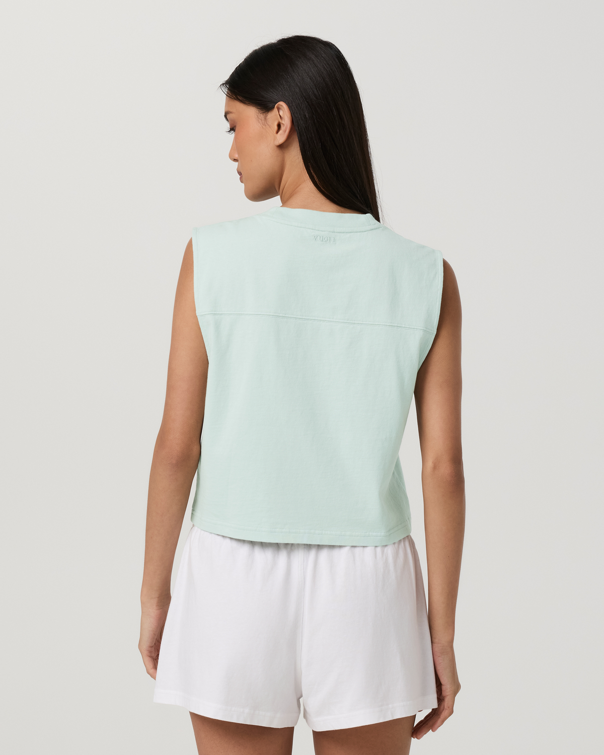 Heavyweight Cotton Easy Tank | White