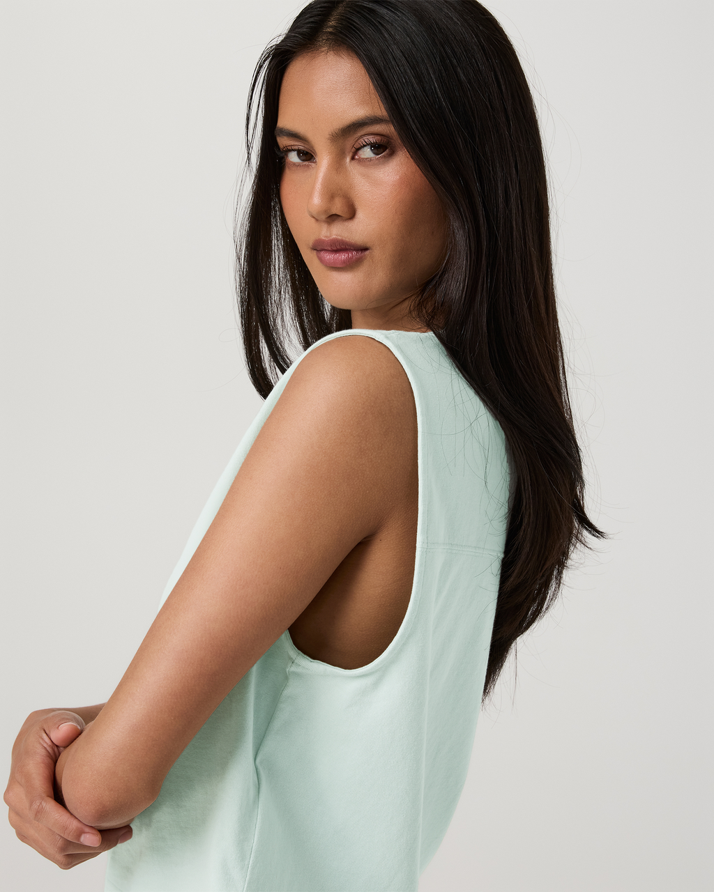 Heavyweight Cotton Easy Tank | Goldenrod