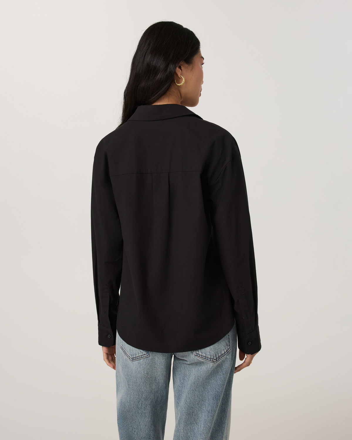 Long Sleeve Kensington Classic Button Down | White