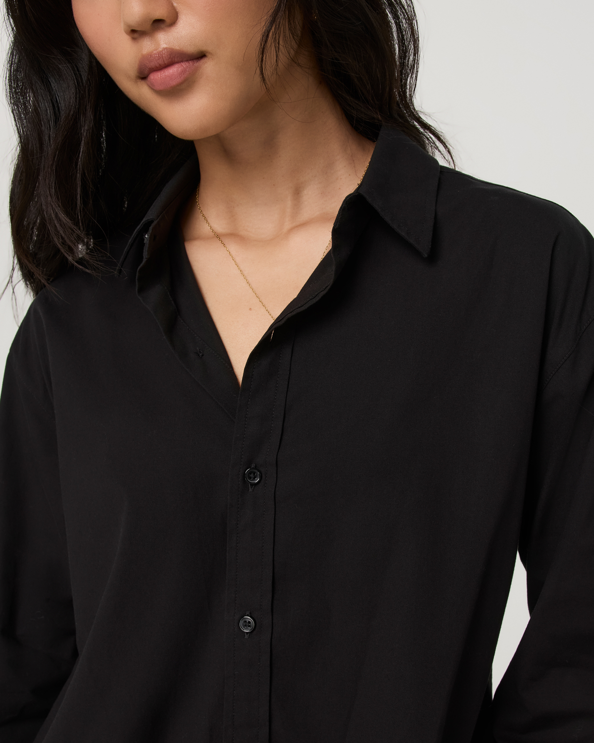 Long Sleeve Kensington Classic Button Down | White