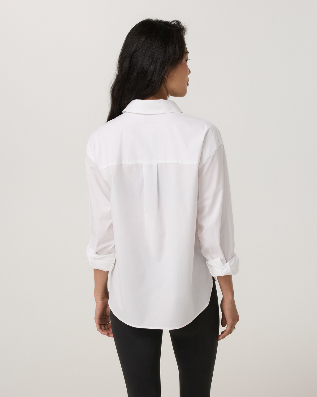 Long Sleeve Kensington Classic Button Down | Black