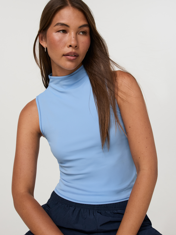 Daily Muscle Tank | Light Oasis Blue