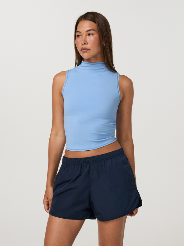 Daily Muscle Tank | Light Oasis Blue