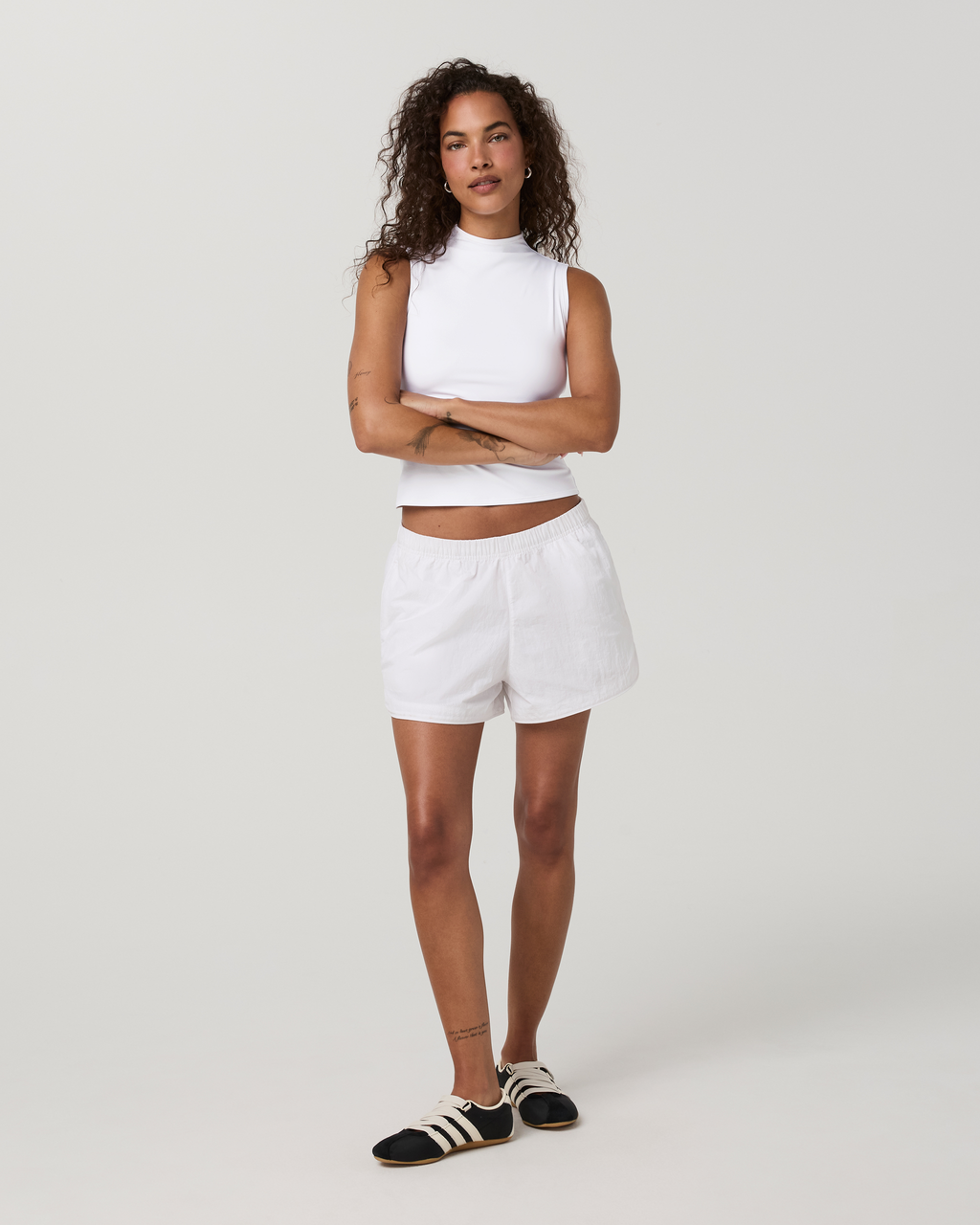 Daily Muscle Tank | White
