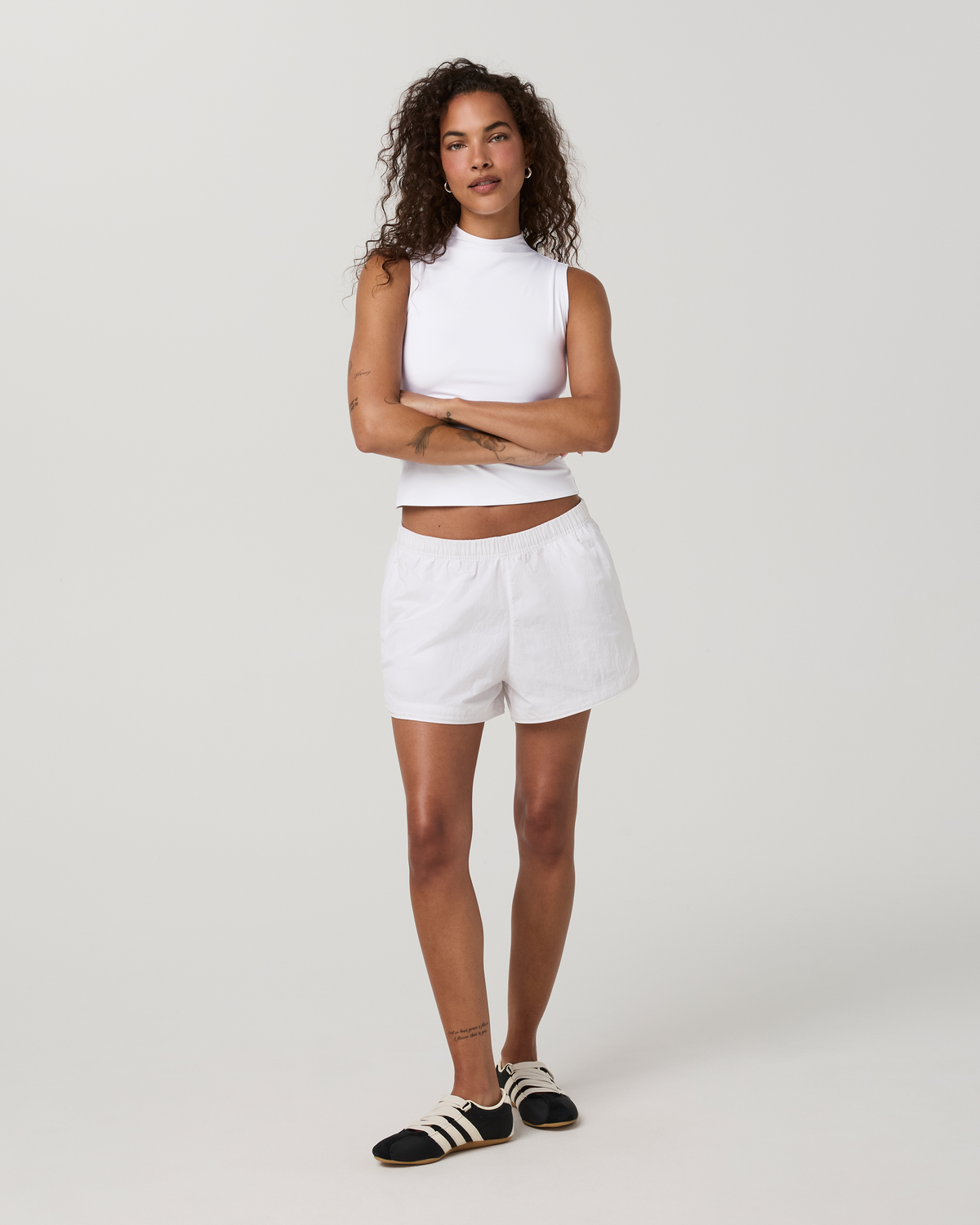 Daily Muscle Tank | White