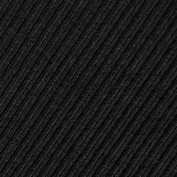 Cottony Rib Turtleneck | Black