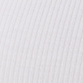 Cottony Rib Turtleneck | White