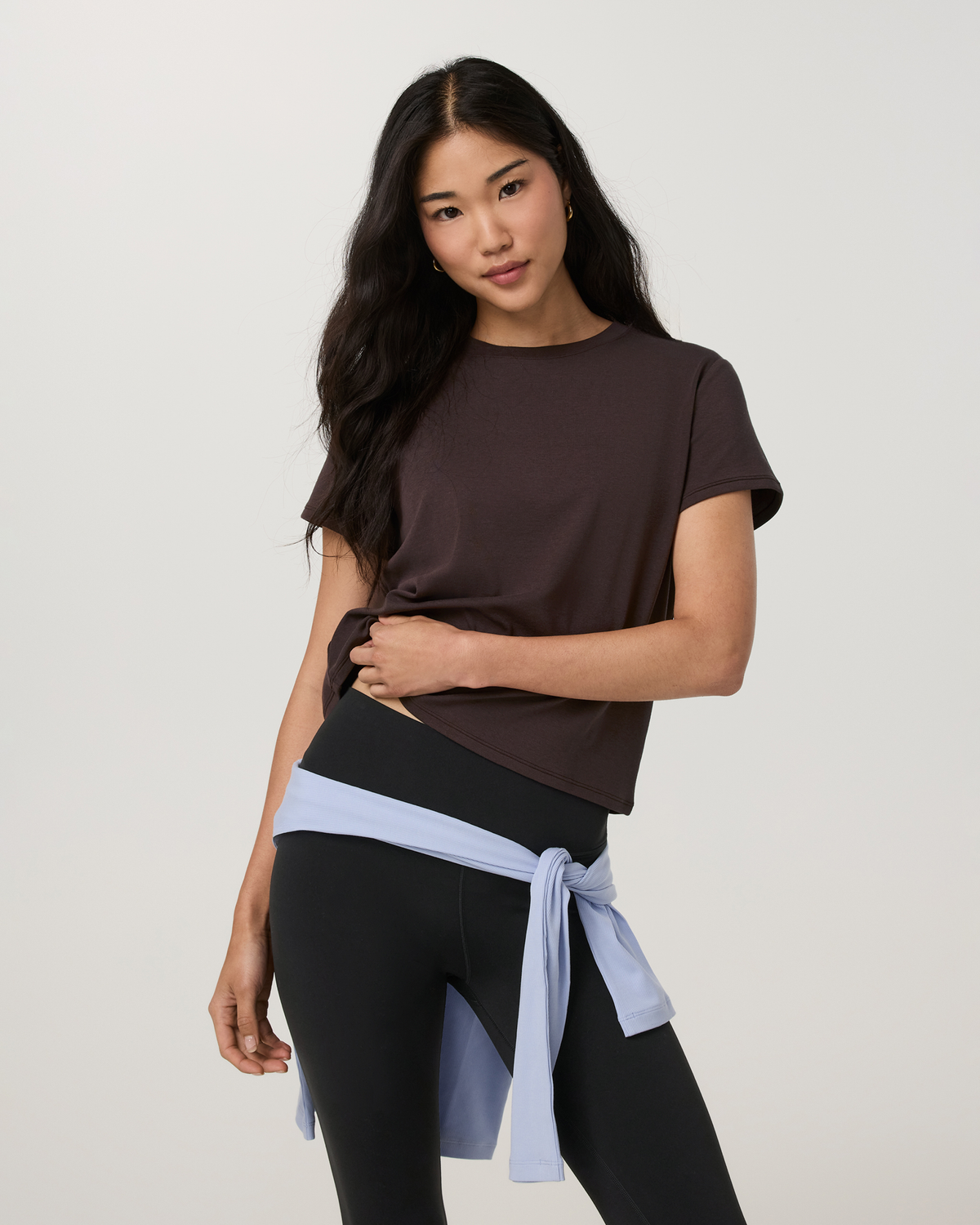 Everyday Cotton Stretch Fitted Tee | Atmosphere
