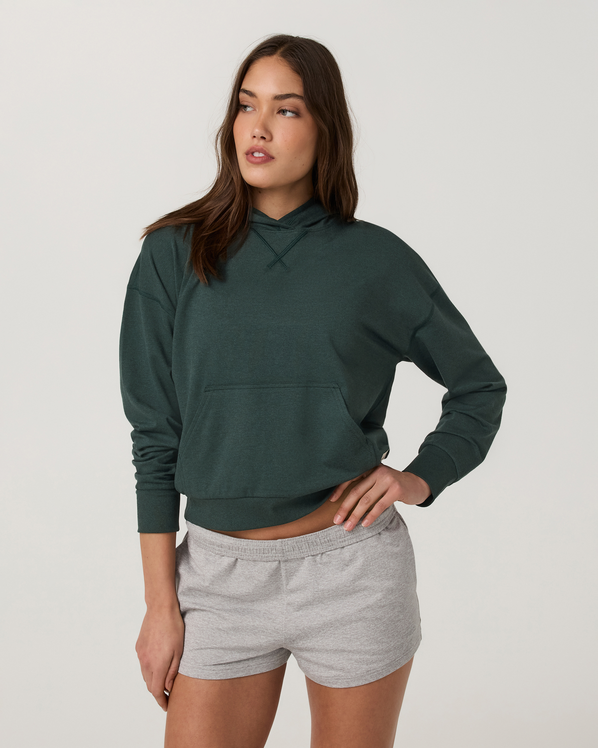 Halo Modern Pullover Hoodie | Black Heather