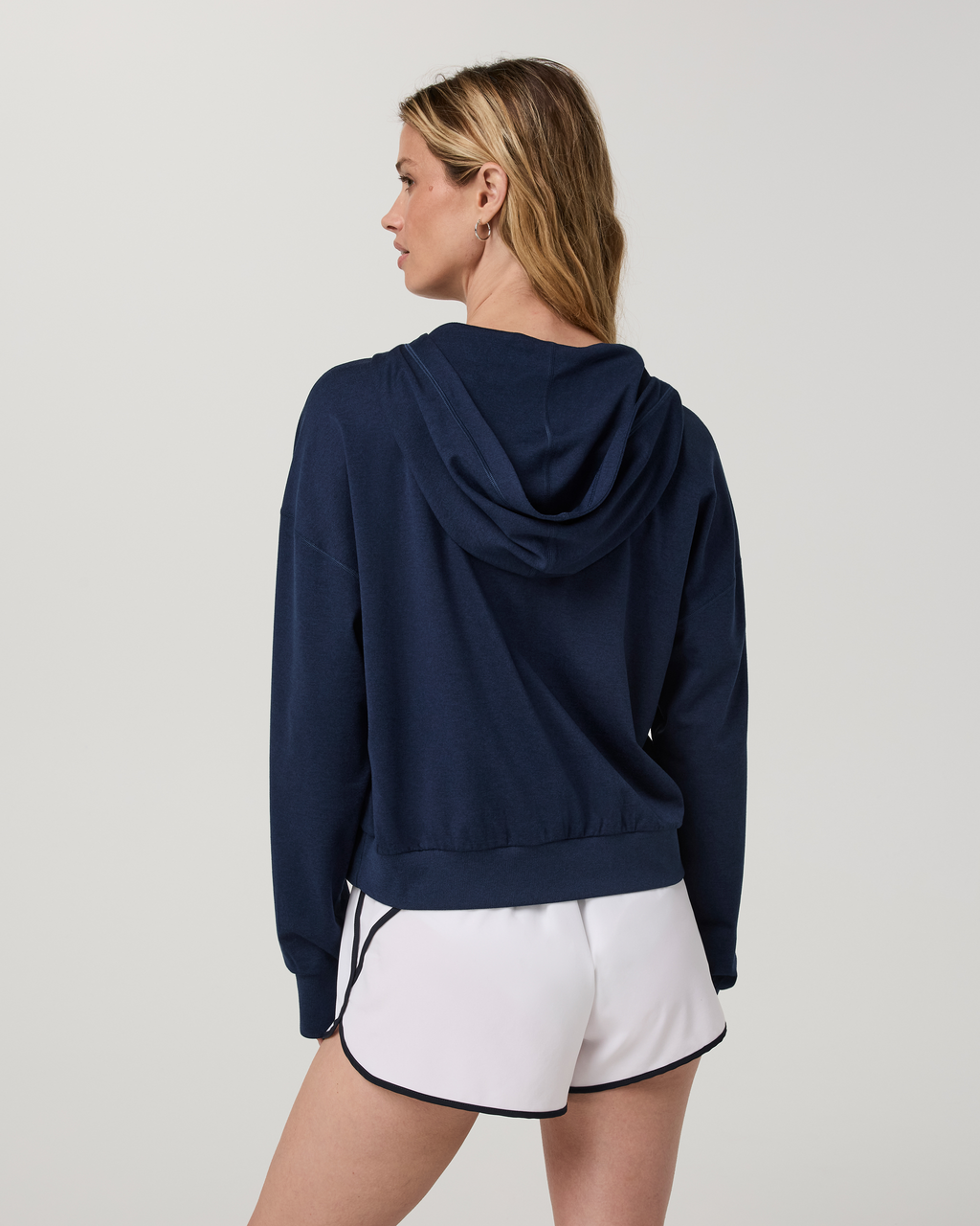 Halo Modern Full Zip Hoodie | Blue Coast Heather