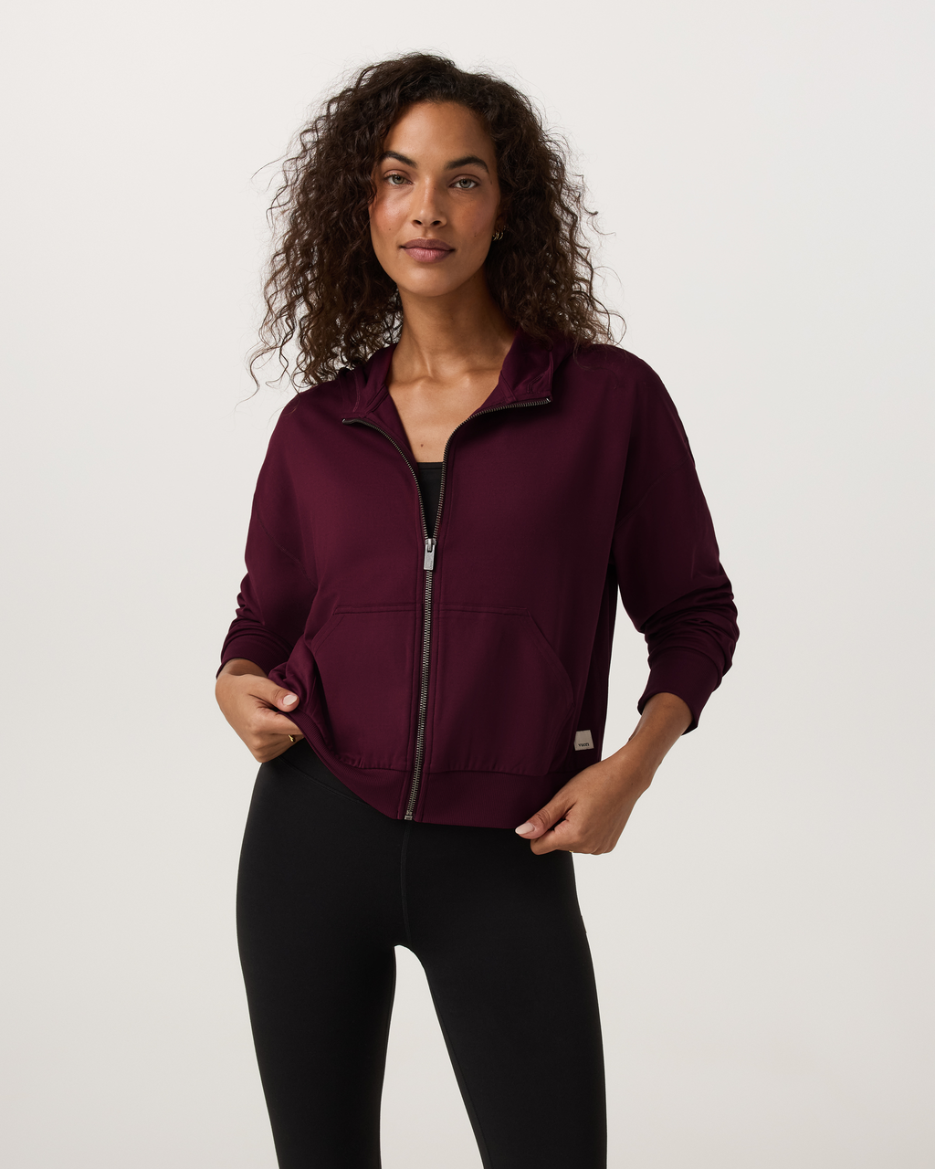 Halo Modern Full Zip Hoodie | Velvet Violet
