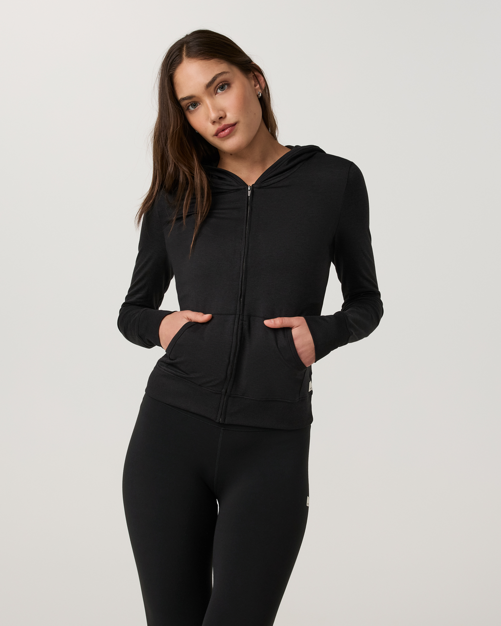 Halo Mini Full Zip Hoodie | Velvet Violet