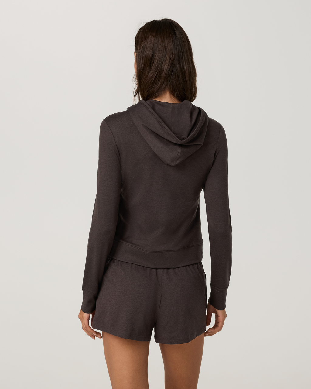 Halo Mini Full Zip Hoodie | Velvet Violet